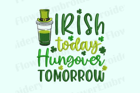 St Patrick's Day Machine Embroidery
